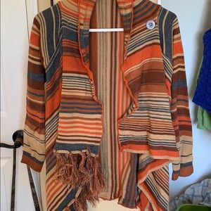 thick knitted cardigan